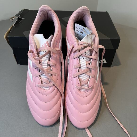 Adidas Goletto VIII Women's 10 Pink/White Firm Soft Ground Soccer Cleats New - Picture 2 of 7